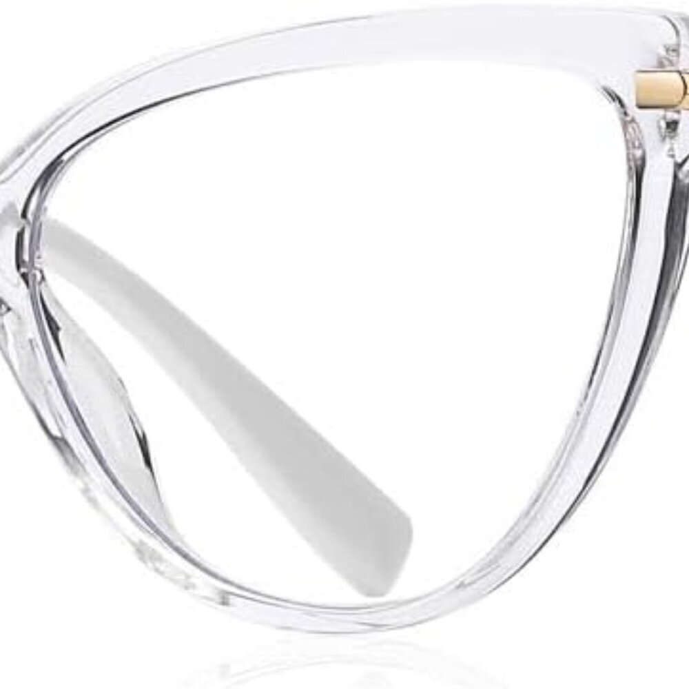 Fashion Cat Eye Glasses Frame TR90 Small Blue Ray Anti Eyewear for Women Office